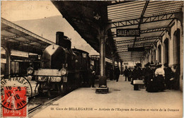 CPA AK BELLEGARDE Gare De BELLEGARDE Arrivée De L'Express (383142) - Bellegarde-sur-Valserine
