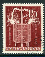 YUGOSLAVIA 1956 Tesla Birth Centenary 15 D. Perforated 12½ Used.  Michel 792C - Gebraucht