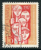 YUGOSLAVIA 1957 October Revolution Used.  Michel 833A - Usados