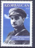 2015. Azerbaijan, 120y Of J. Nakhichevanski, Military Lider, 1v,  Mint/** - Aserbaidschan