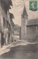 Haute Provence.  Vallée De L' Ubaye.  Le Lauzet.  La Place Et L' Eglise. - Other Municipalities
