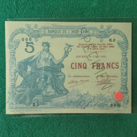 INDOCINA 5 FRANCS 1916 COPY - Indochina
