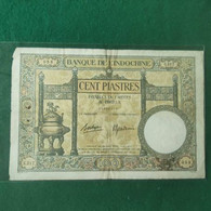 INDOCINA 100 PIASTRES 1939 - Indochina