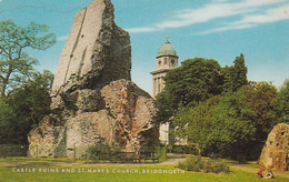 Castle Ruins & St Marys Church, Bridgenorth - Unused Postcard - Shropshire - Minehead