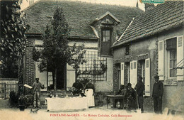 Fontaine Les Grès * 1908 * La Maison CATHALAOT Café Restaurant - Autres & Non Classés