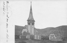 Carte-photo - Kirche Spiez - 1906 - - Spiez