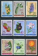 YUGOSLAVIA 1961 Flowers IV MNH / **.  Michel 943-51 - Nuovi