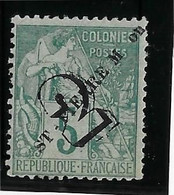 St Pierre Et Miquelon N°49f - Variété Sans Trait Entre "M" Et "ON" - Neuf * Avec Charnière - TB - Unused Stamps