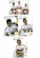 Lot 4 X Cartes Postales CPA Equipe Cofidis Team Astarloa David Millar Laurent Gane Wielrenner Coureur Cycling Cyclisme - Cyclisme