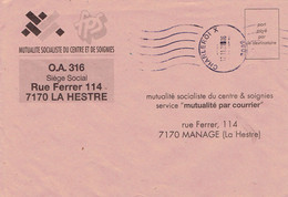 Curiosité : Enveloppe "Port Payé Par Le Destinataire" Renvoyée à L'expéditeur Comme "Envoi Insuffisamment Affranchi" - Other & Unclassified