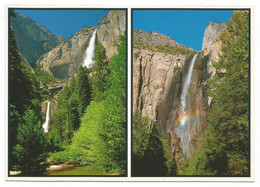 AA4157 California - Yosemite National Park - Upper Und Lower Yosemite Falls - Bridal Veil Falls / Non Viaggiata - Yosemite