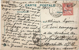 REF CTN75(1) - MAROC CPA TANGER / MARSEILLE - Lettres & Documents