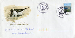 FRANCE ENTIER POSTAL AVEC REPIQUAGE RECTO / VERSO " FESTIVAL DE L'OISEAU ET DE LA NATURE EN BAIE DE SOMME " + OBL ILL... - Werbestempel