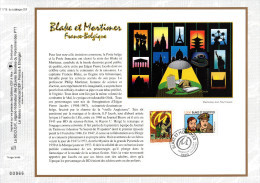 " BLAKE ET MORTIMER " Sur Feuillet  CEF 1er Jour N°té MULTILINGUE De 2004. N° YT 3669 3670 Parfait état. FDC - Comics