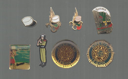 PINS PIN'S MILITAIRE ARMEE 510 LEGION SOLDAT BUSIRIS EMIRATS ARABES KEA USA   LOT 8 PINS - Militaria