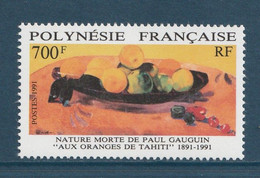 ⭐ Polynésie Française - YT N° 385 ** - Neuf Sans Charnière - 1991 ⭐ - Ungebraucht