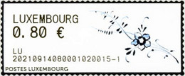 Luxembourg - 2021 - Brindille Pattern Of Villeroy & Boch - Mint ATM Stamp - Frankeermachines (EMA)