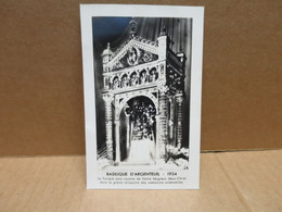 ARGENTEUIL (95) Photographie Format Cpa Basilique Reliquaire Tunique Jésus Christ 1934 - Argenteuil