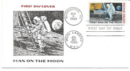 1930v: US- Beleg First Man On The Moon - Nordamerika