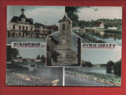 CPSM Grand Format -  Souvenir De Coulanges - (Yonne)  -  Multivues , Multivue - Coulanges Sur Yonne