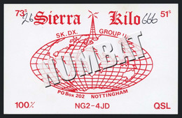 QSL CARD CB RADIO - UNITED KINGDOM - CB