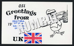 QSL CARD CB RADIO - UNITED KINGDOM - CB-Funk