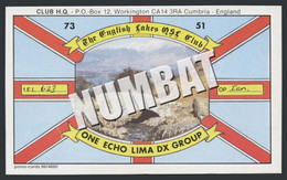 QSL CARD CB RADIO - UNITED KINGDOM - CB-Funk