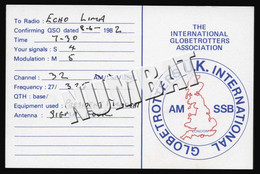 QSL CARD CB RADIO - UNITED KINGDOM - CB