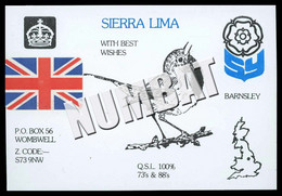 QSL CARD CB RADIO - UNITED KINGDOM - CB-Funk