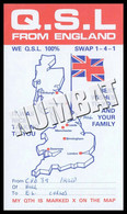 QSL CARD CB RADIO - UNITED KINGDOM - CB