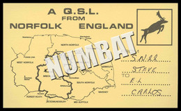 QSL CARD CB RADIO - UNITED KINGDOM - CB-Funk