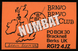 QSL CARD CB RADIO - UNITED KINGDOM - CB