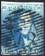 1849 - Nr 2 - Vingt Cents (°) 73 Lierre - 1849 Hombreras