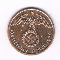 1 PFENNIG 1939 A DUITSLAND /9163/ - 1 Reichspfennig