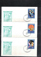 Madagaskar 1992 Space / Raumfahrt Perforated Stamps 5x (not Complete Set) FDC - Afrique