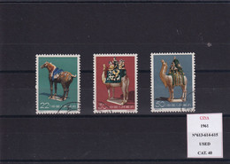 CINA - 1961 N°613-614-615 USED - Used Stamps