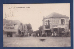 CPA [44] Loire Atlantique > Tharon-Plage Commerce Shop Devanture Magasin Circulé - Tharon-Plage