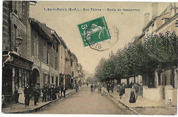 SAINT PALAIS - Rue Thiers - Route De Hasparren - Saint Palais