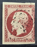 FRANCE 1854 - Canceled - YT 17A - 80c - 1853-1860 Napoléon III.