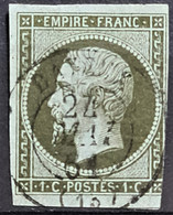 FRANCE 1860 - Canceled - YT 11 - 1c - 1853-1860 Napoleon III