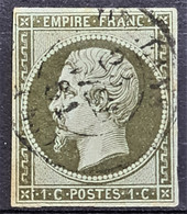 FRANCE 1860 - Canceled - YT 11 - 1c - 1853-1860 Napoléon III
