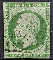 FRANCE 1854 - Canceled - YT 12 - 5c - 1853-1860 Napoléon III.