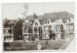 - 819    HEYST  Square Albert  Photo Carte Real  ( Circulee Vers Gand) - Heist