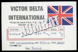 QSL CARD CB RADIO - UNITED KINGDOM - CB