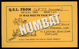 QSL CARD CB RADIO - UNITED KINGDOM - CB-Funk