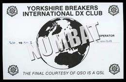 QSL CARD CB RADIO - UNITED KINGDOM - CB-Funk