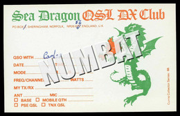 QSL CARD CB RADIO - UNITED KINGDOM - CB-Funk