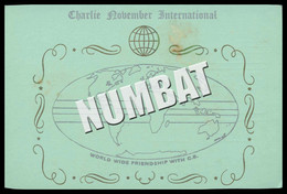 QSL CARD CB RADIO - UNITED KINGDOM - CB-Funk