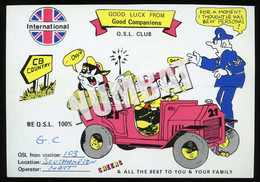 QSL CARD CB RADIO - UNITED KINGDOM - CB