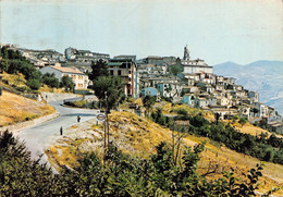 2499"CORLETO PERTICARA (POTENZA) -PANORAMA " ANNI 80 INSEGNA ESSO - Other & Unclassified